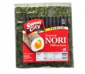 Sweet City Premium Nori Full Cut - 100 Full Sheets