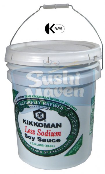 Kikkoman Soy Sauce Low Sodium 5 Gal - Click Image to Close