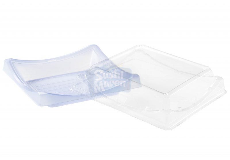 Blue Sushi Containers W/Lids Case #BF- 40 - 300 Sets - Click Image to Close
