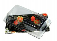Sushi Container w/Lid Case #.006 - 480 Sets Sushi Container w/Lid Case #.006 - 480 Sets