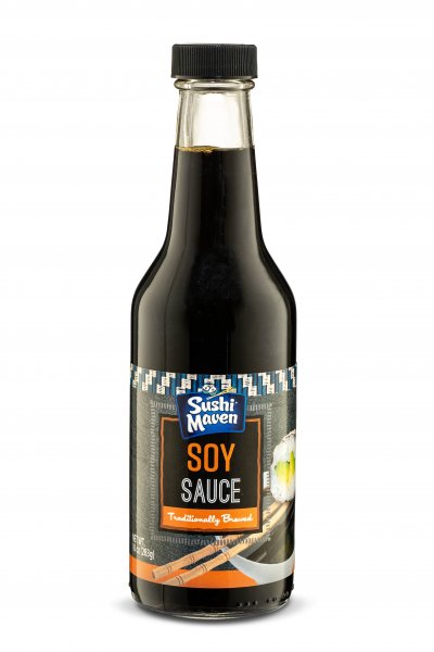 Sushi Maven Soy Sauce 10oz - Click Image to Close