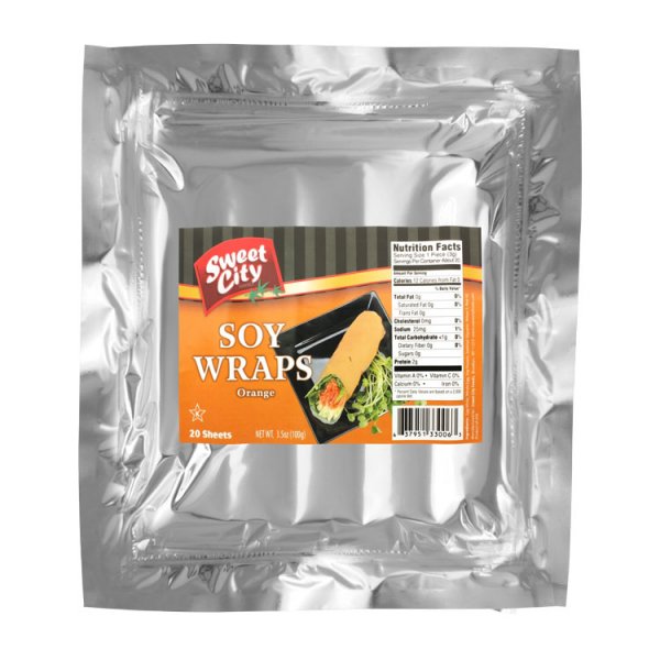 Sweet City Orange Soy Wraps - Click Image to Close