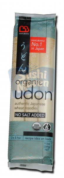 Hakubaku Organic Udon Noodles 8x9.05oz - Click Image to Close