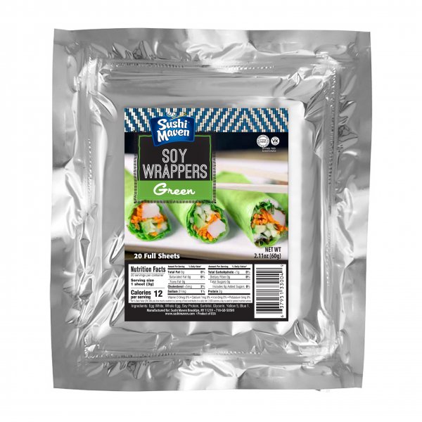 Sushi Maven Green Soy Wraps - Click Image to Close