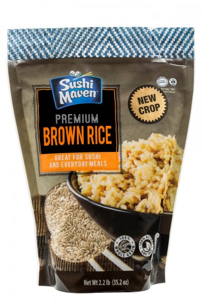 Sushi Maven Brown Rice 2.2lb - Click Image to Close
