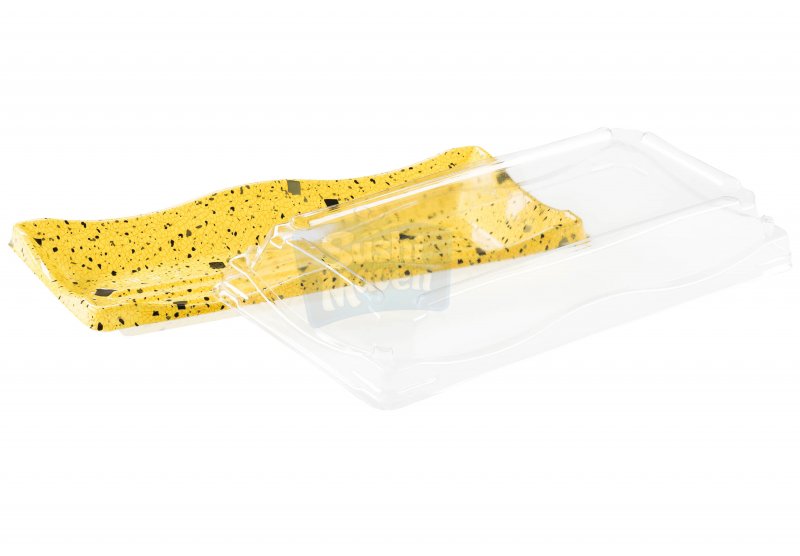 Yellow Sushi Container sets # JA 9 - 300 sets - Click Image to Close