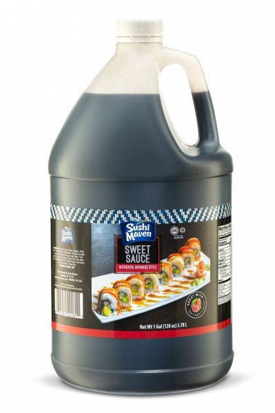 Sushi Maven Sweet Sauce 1 Gallon (Imitation eel sauce) - Click Image to Close