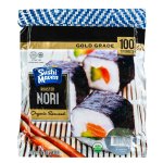 Kosher Roasted Sushi Nori Gold -100 Half Cut Sheets