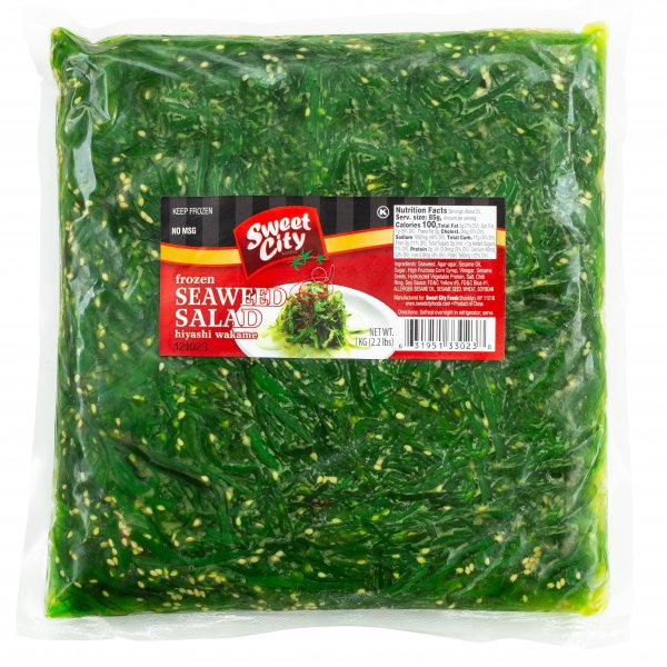 Frozen Seaweed Salad (Wakame) 2x4.4lb - Click Image to Close